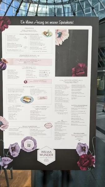 menu 2 of Wilma Wunder Stuttgart