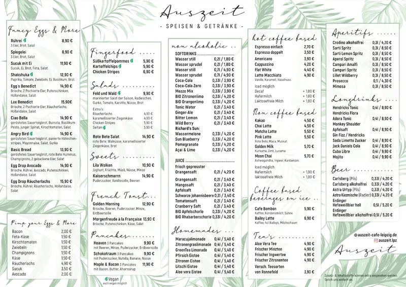 menu 0 of Auszeit Cafe - Frühstück & Brunch