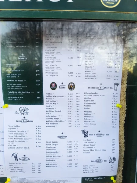 menu 2 of Stengelhof