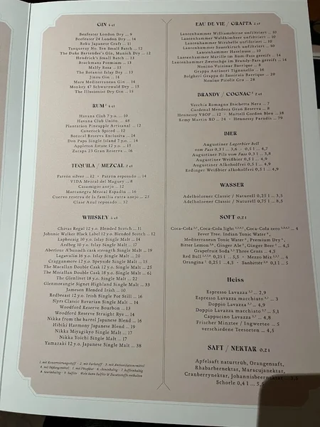 menu 0 of Ornella | Italian Restaurant & Bar