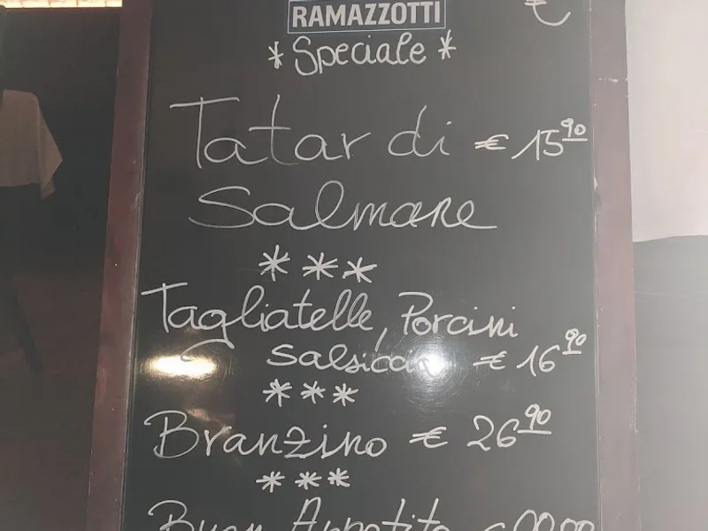 menu 1 of Mezza Via