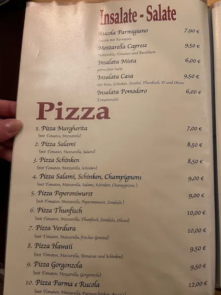 menu 2 of Ristorante Fontana di Trevi Frankfurt