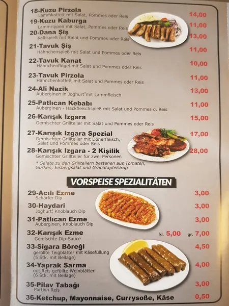 menu 0 of AYDIN OCAKBAŞI RESTAURANT