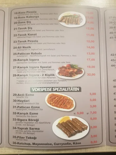 menu 2 of AYDIN OCAKBAŞI RESTAURANT