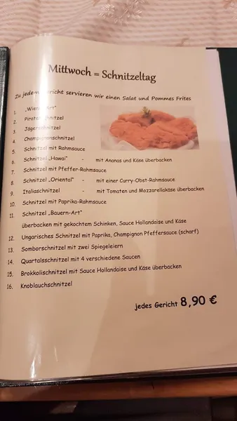 menu 2 of Zunftstube und Restaurant Kolpinghaus Altenessen