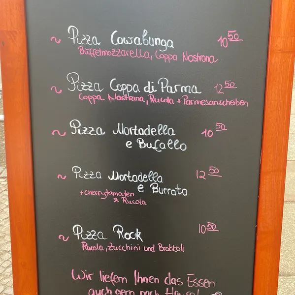 menu 2 of La Strada Pizzeria & Eiscafe