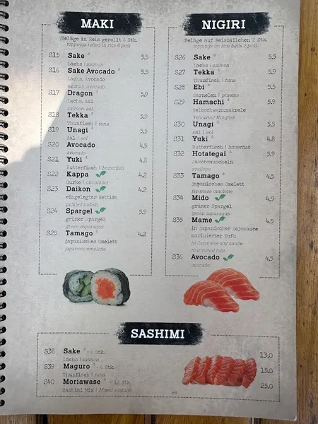 menu 0 of CÀ PHÁO- Sushi & Vietnamese Food