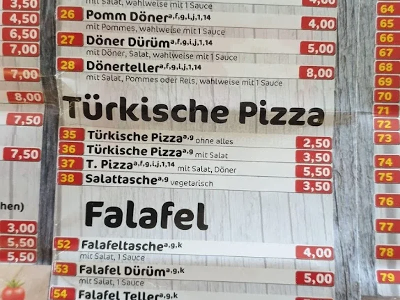 menu 0 of Düxer Grill