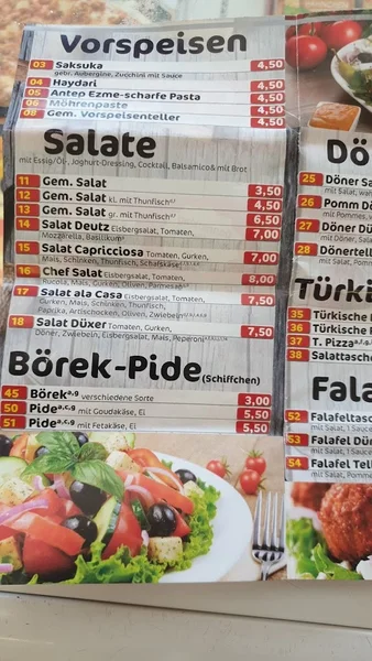 menu 1 of Düxer Grill