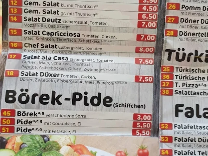 menu 1 of Düxer Grill