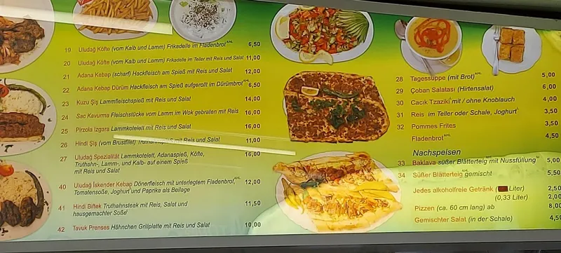 menu 1 of Uludag Kebap Haus