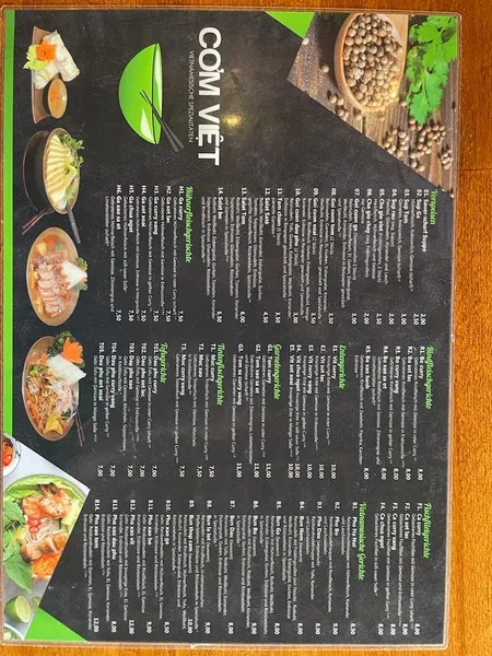 menu 2 of Restaurant Com Viet