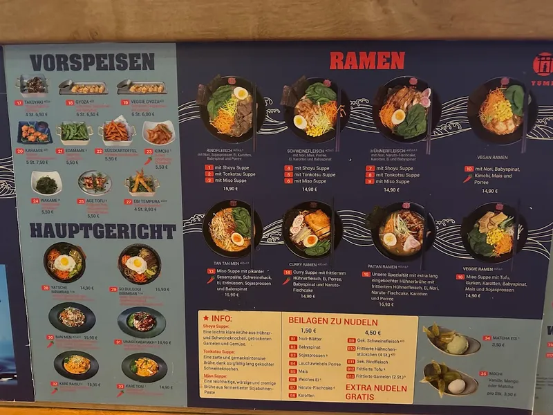 menu 2 of Yume Ramen Hamburg