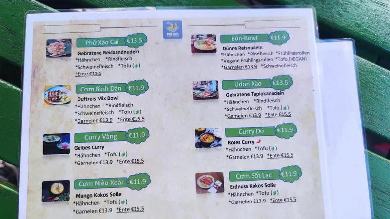 menu 0 of Phở & Rice - Vietnam Street food