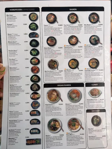 menu 0 of Hako Ramen Hamburg