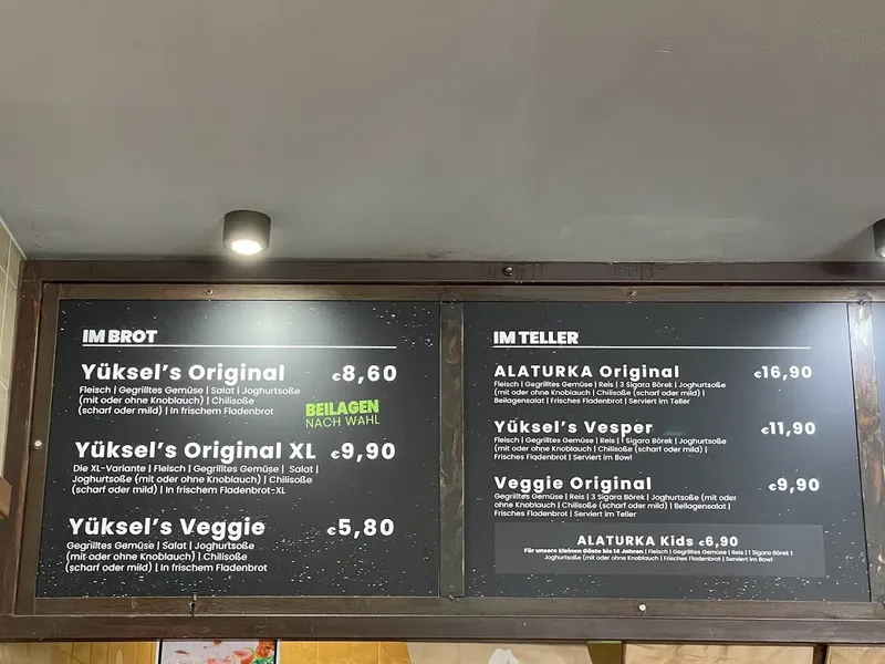 menu 0 of ALATURKA - Das Stuttgarter Original