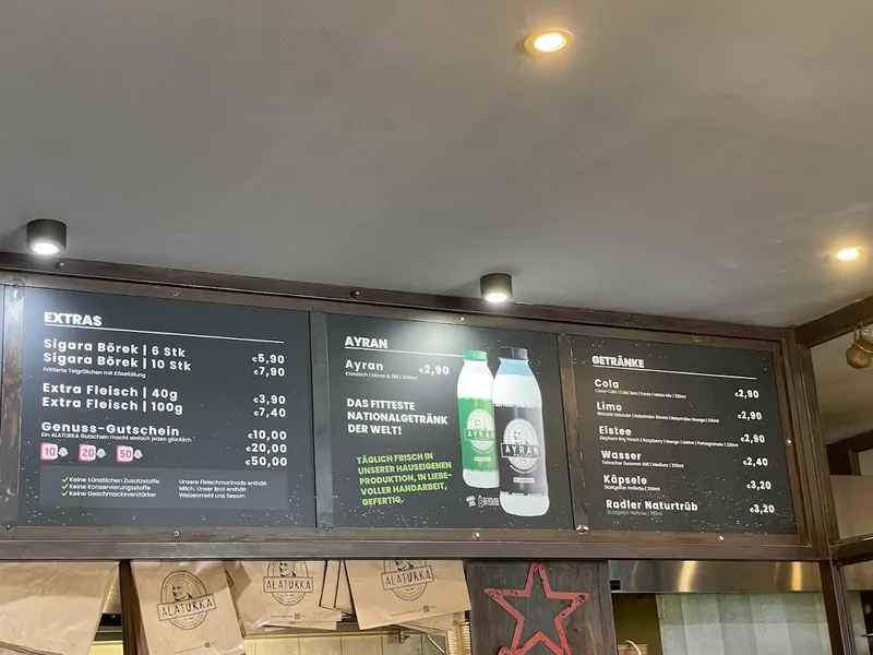 menu 2 of ALATURKA - Das Stuttgarter Original