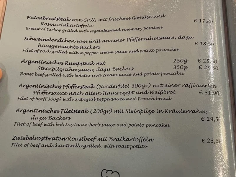 menu 0 of Alte Küch'n & Im Keller