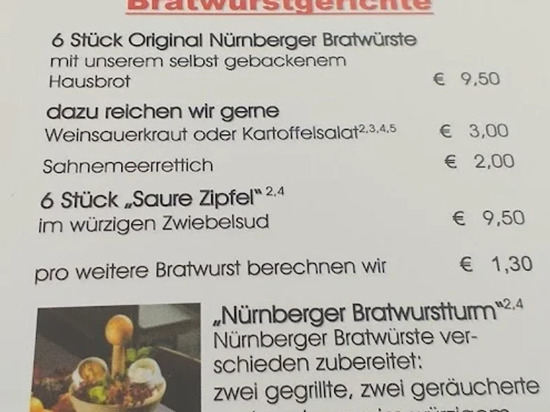 menu 2 of Goldenes Posthorn