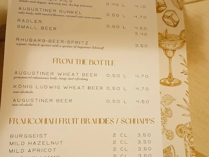 menu 0 of Zum Albrecht Dürer Haus