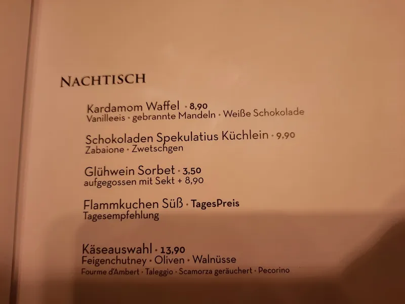 menu 0 of In aller Munde Schlossrestaurant | Hamburg-Bergedorf