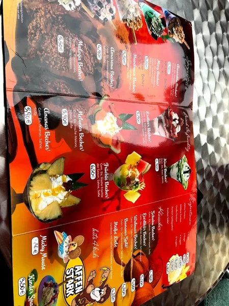 menu 1 of Eiscafé Colussi