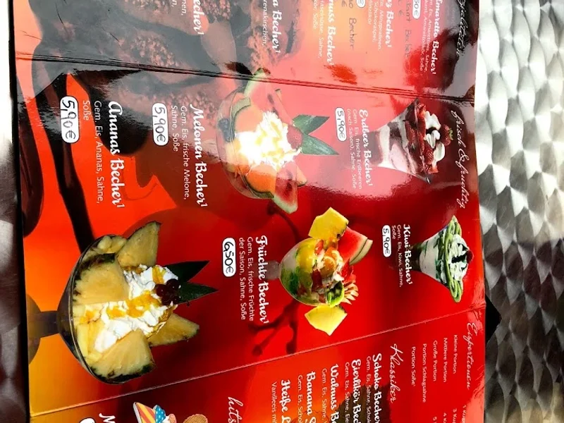 menu 1 of Eiscafé Colussi