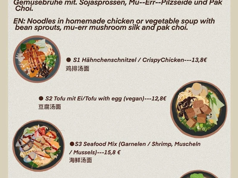 menu 0 of NOODLE HOUSE NO.8