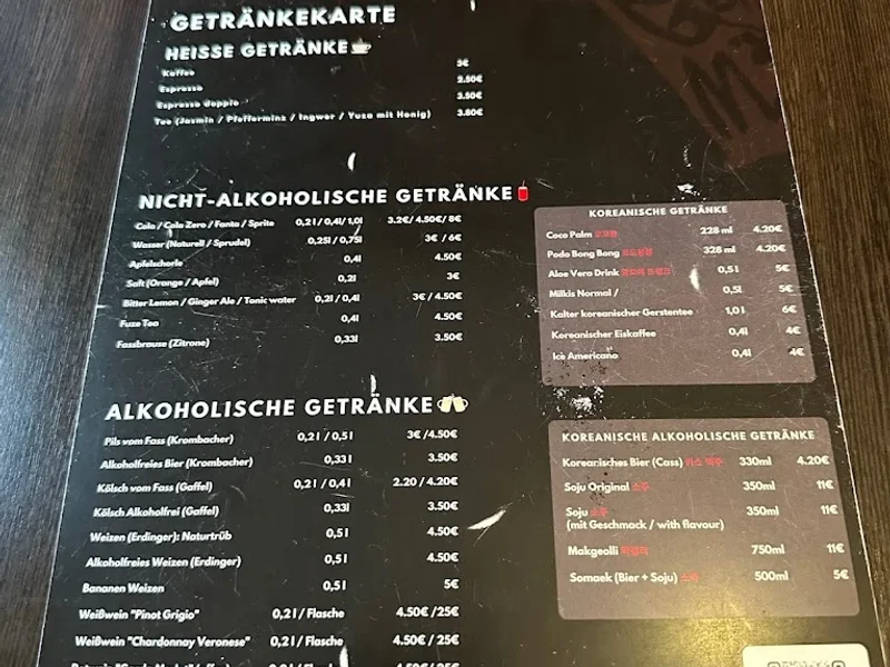 menu 1 of Gogi Matcha