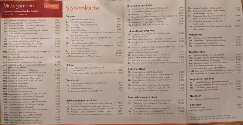 menu 0 of Asia Imbiss MEI-KA