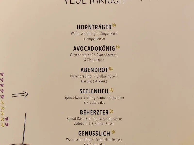 menu 1 of HANS IM GLÜCK - MÜNCHEN Nymphenburg