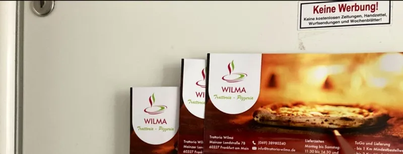 menu 2 of Trattoria Wilma - Pizza napoletana