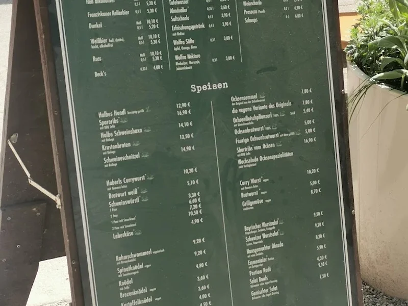 menu 2 of Zum Flaucher Biergarten