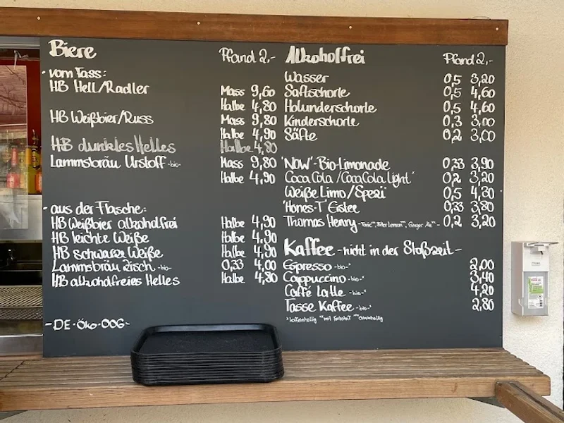 menu 1 of Biergarten am Muffatwerk