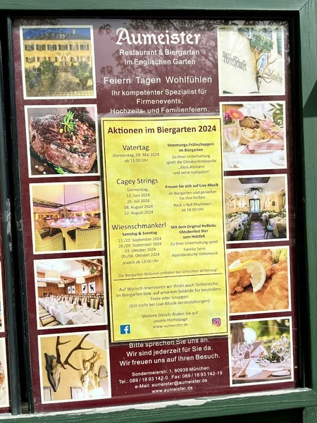 menu 0 of Aumeister Restaurant und Biergarten im Englischen Garten