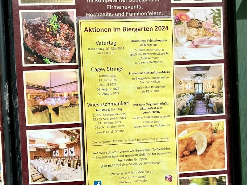 menu 0 of Aumeister Restaurant und Biergarten im Englischen Garten