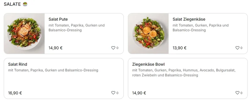 menu 0 of Winzerer Biergarten