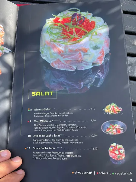 menu 2 of Ponzu sushi & asian cuisine