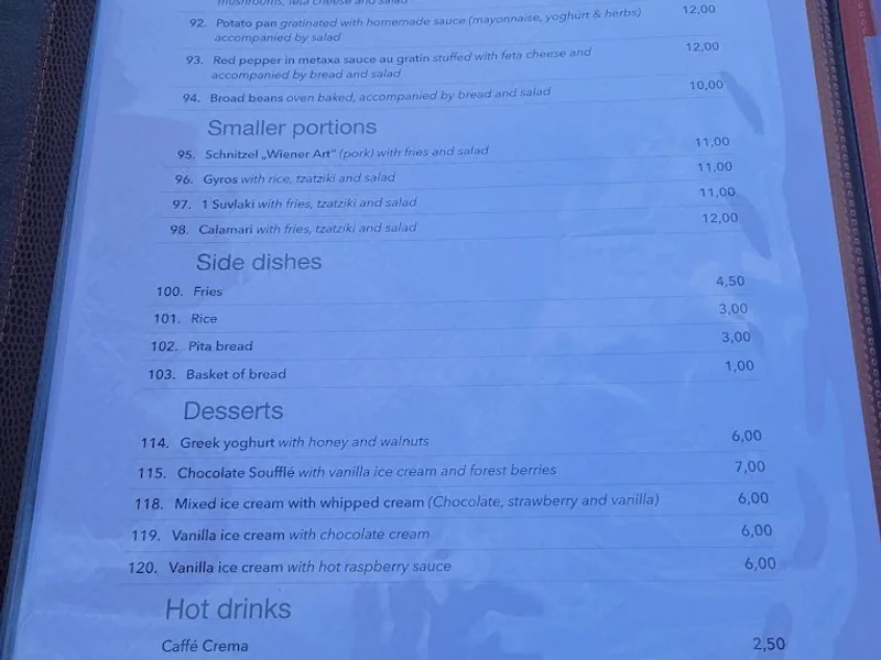 menu 0 of Speisegaststätte Rosenhof - Ihr griechisches Restaurant