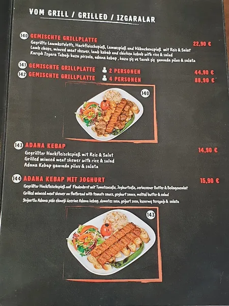 menu 1 of Emir ET Restaurant