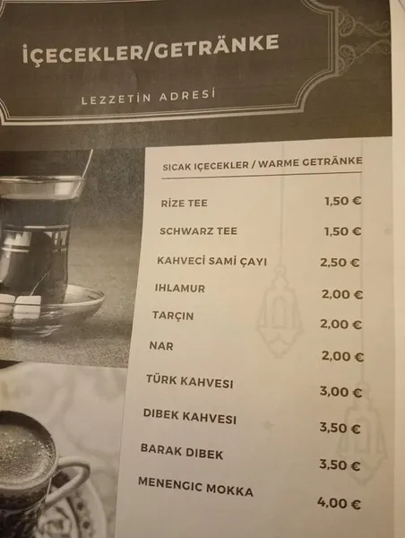 menu 0 of HAN Gaziantep Sofrasi