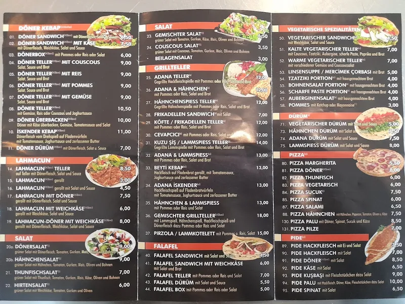 menu 0 of PALU GRILL DÖNER