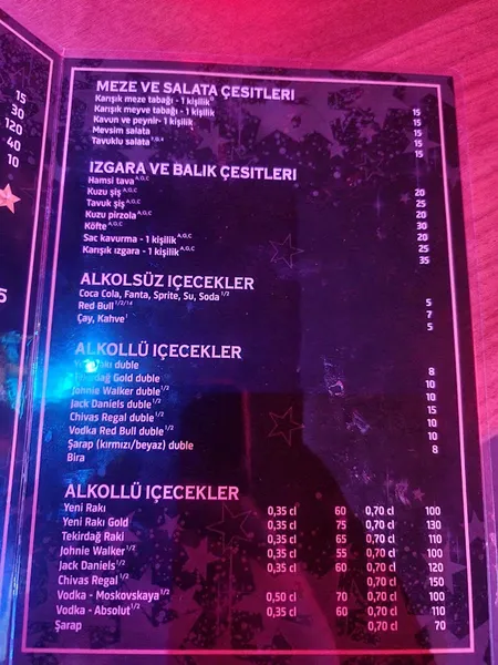 menu 1 of Star Türkü Evi Frankfurt