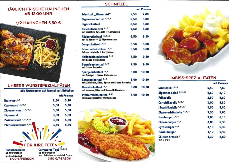 menu 0 of Park Grill