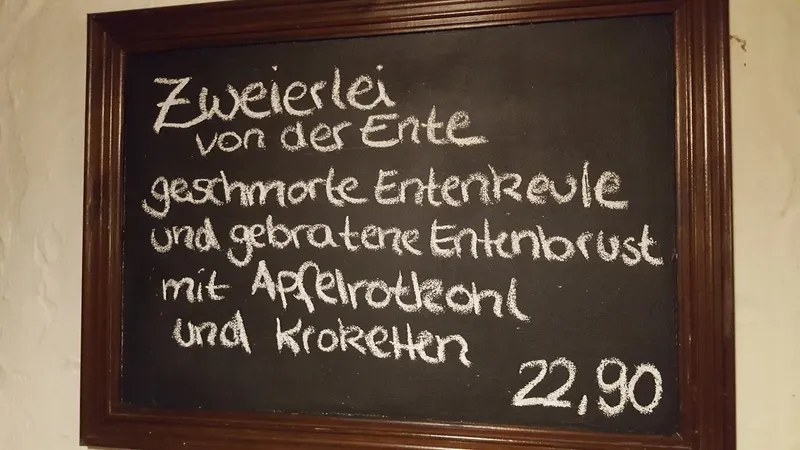 menu 1 of Restaurant Dorfkrug