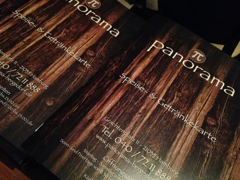menu 0 of PANORAMA Restaurant