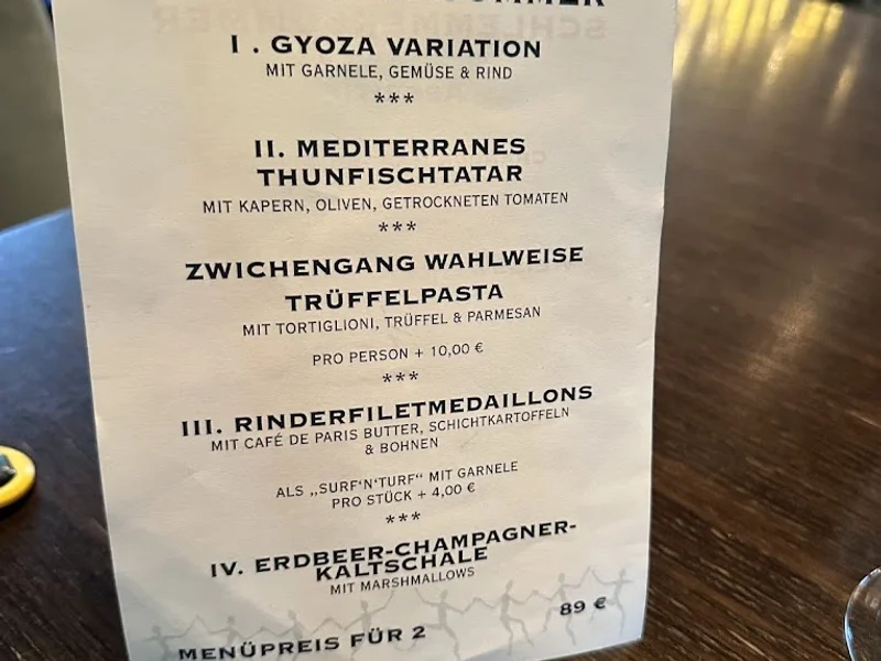 menu 0 of Tarantella