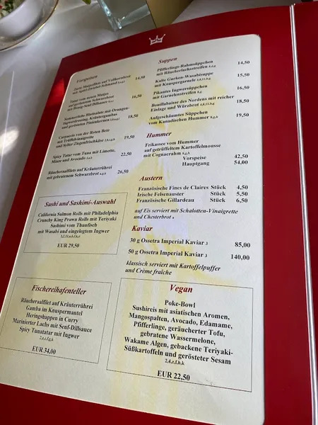 menu 1 of Fischereihafen Restaurant