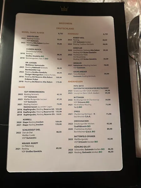 menu 2 of Fischereihafen Restaurant