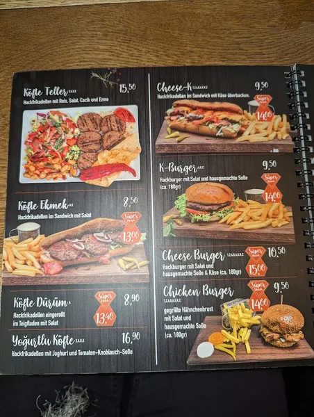 menu 1 of Tarsusi - Anatolian street food Wandsbek